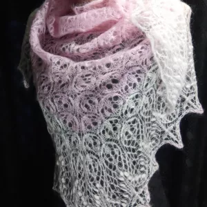 Warm delicate shawl