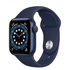 Apple Watch Series 6 40mm (GPS) Blue Aluminum Case with Deep Navy Sport Band (MG143)