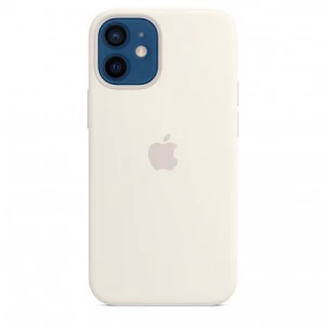 Чехол Apple iPhone 12 Mini Silicone Case with MagSafe White (MHKV3)