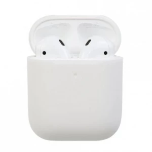 Чехол Ultra Slim Silicone для Apple AirPods 1/2 White