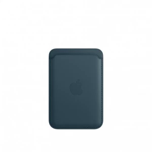 Чехол-бумажник Apple iPhone 12/12 mini/12 Pro/12 Pro Max MagSafe Leather Wallet Baltic Blue (MHLQ3)