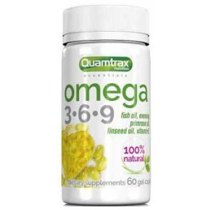 Omega 3-6-9, 60 капсул, Quamtrax