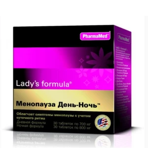 Lady's Formula «Менопауза День-Ночь», 30+30 таблеток, PharmaMed