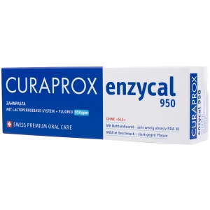 Зубная паста для чувствительной эмали зубов Enzycal 950 ppm, 75ml, Curaprox