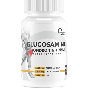 Glucosamine Chondroitine + MSM, 90 таблеток, Optimum System