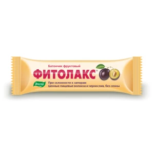 Фитолакс фруктовый батончик, 50 г (послабляющее на основе фруктов)