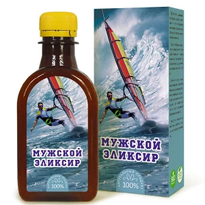 Масло льняное «Мужской Эликсир», 200 мл, Компас Здоровья