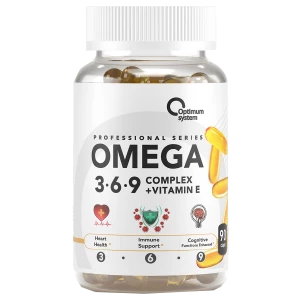 Omega 3-6-9 Complex, 90 мягких капсул, Optimum System