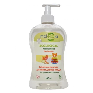Экологическое средство для мытья детской посуды Pure Sensitive, 500 мл, Molecola