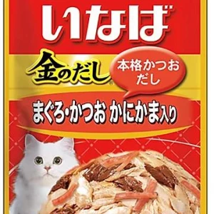 Желтоперый тунец и японский тунец-бонита с камчатским крабом, 60 гр, Japan Premium Pet