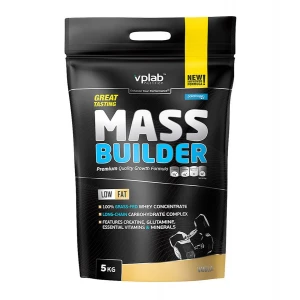 Гейнер Mass Builder, вкус «Ваниль», 5 кг, VPLab