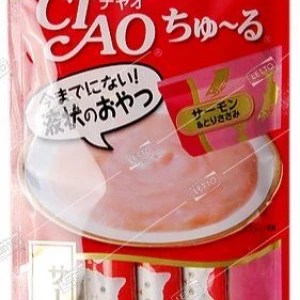 Лакомство для кошек лосось и парное филе курицы, 56 гр, Japan Premium Pet