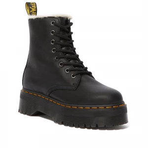 Dr. Martens Jadon Leather Faux Fur Lined Platform