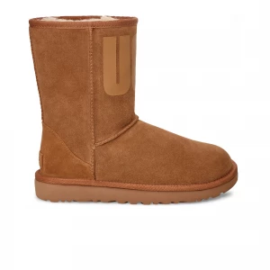 UGG Classic Short Ugg Rubber Logo