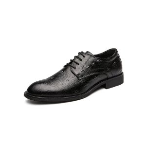 Milanoo Men's Stamp Oxfords Dress Shoes