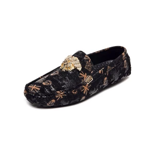 Milanoo Men's Printed Casual Driving Loafers
