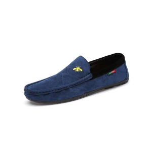 Milanoo Men's Embroidered Driving Loafers