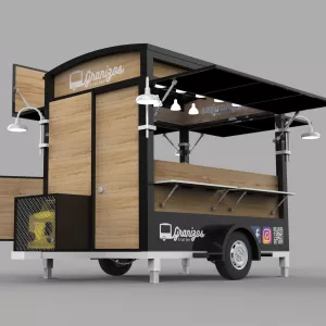 Магазин на колесах- прицеп