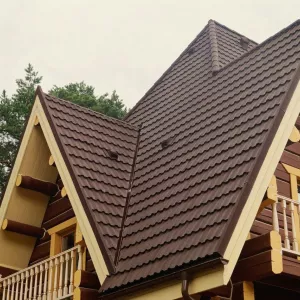 Кровля из композитной черепицы монтаж под ключ