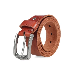 Milanoo Men Belt Leather Fashion Light Brown Belt
