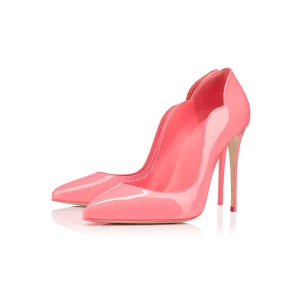 Milanoo Women's Curvy Stiletto Heel Pumps in Pink