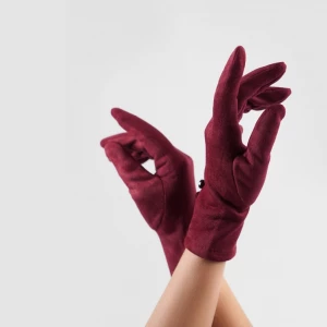 Женские перчатки ISSA PLUS PE-09 6 фиолетовый