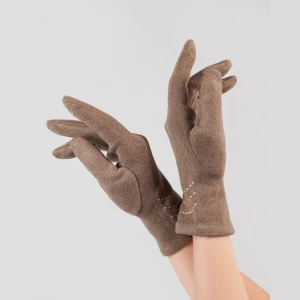 Женские перчатки ISSA PLUS PE-10 6 коричневый