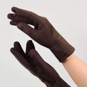 Женские перчатки ISSA PLUS PE-11 Universal коричневый