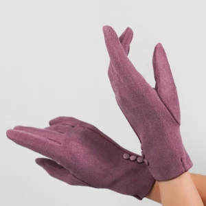 Женские перчатки ISSA PLUS PE-08 6 сиреневый
