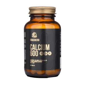 Кальций 600 + D3 + Цинк с витамином К1, 60 таблеток, GRASSBERG