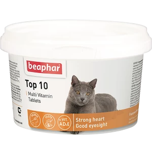 Мультивитамины для кошек с таурином и L-карнитином, 180 таблеток, Beaphar