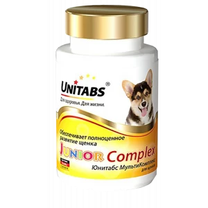 JuniorComplex c B9 для щенков, 100 таблеток, UNITABS