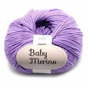 Пряжа, DROPS, Пряжа DROPS Baby Merino Цвет.14 Сирень