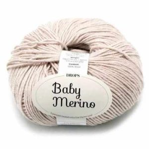 Пряжа, DROPS, Пряжа DROPS Baby Merino Цвет.23m Light beige/св.беж