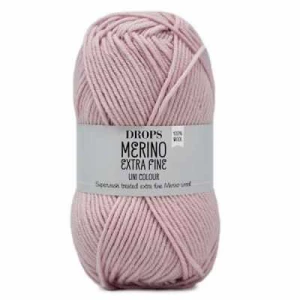 Пряжа, DROPS, Пряжа DROPS Merino Extra Fine Цвет.40 Powder pink/розовая пудра