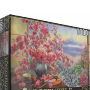 Puzzle-1000 «О. Дандорф. Букет сакуры» (РУКK1000-3819)