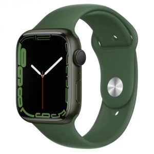 Apple Watch Series 7 45mm (GPS) Green Aluminum Case with Clover Sport Band (MKN73UL/A)