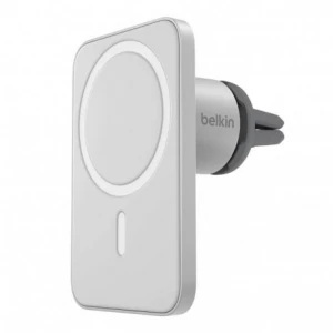 Автодержатель Belkin Car Vent Mount PRO MagSafe для iPhone 12 Silver (WIC002BTGR)