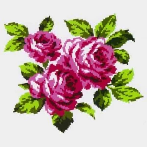 Флизелин с рисунком, Confetti, K302 Букет роз