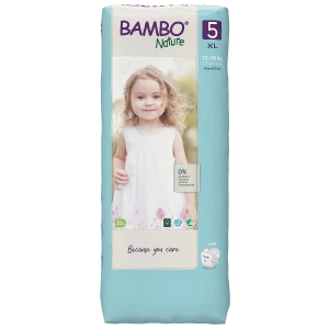 Эко-подгузники 5 (12-18 кг), 44 шт, Bambo Nature