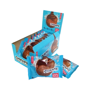 Печенье протеиновое глазированное с начинкой Шоколад с начинкой, 9 шт*60 г, Chikalab