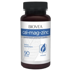 Витаминно-минеральный комплекс Cal-Mag-Zinc with Vitamin D, 90 таблеток, Biovea