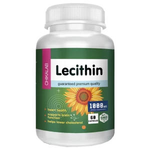 Комплексная пищевая добавка "Лецитин подсолнечника", 60 капсул, CHIKALAB