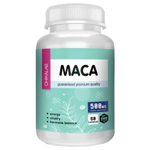 Комплексная пищевая добавка "Мака перуанская", 500 мг, 60 капсул, CHIKALAB