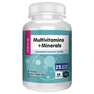 Мультивитамины и минералы, 60 таблеток, CHIKALAB