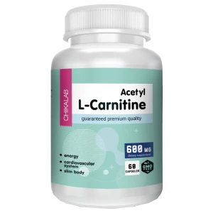 Комплексная пищевая добавка «Карнитин», 600 мг, 60 капсул, CHIKALAB