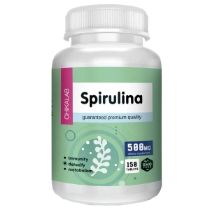 Комплексная пищевая добавка "Спирулина", 150 таблеток, CHIKALAB