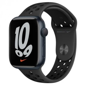 Apple Watch Series 7 45mm (GPS) Midnight Aluminum Case with Anthracite/Black Nike Sport Band (MKNC3UL/A)