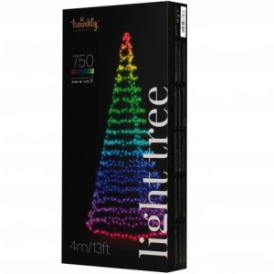 Умная LED Гирлянда Twinkly Light tree RGBW 750, Gen II, IP44, высота 4м (TWP750SPP-BEU)