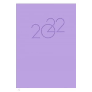 Ежедневник датированный 2022 New plans. Сиреневый, 176 листов, А5